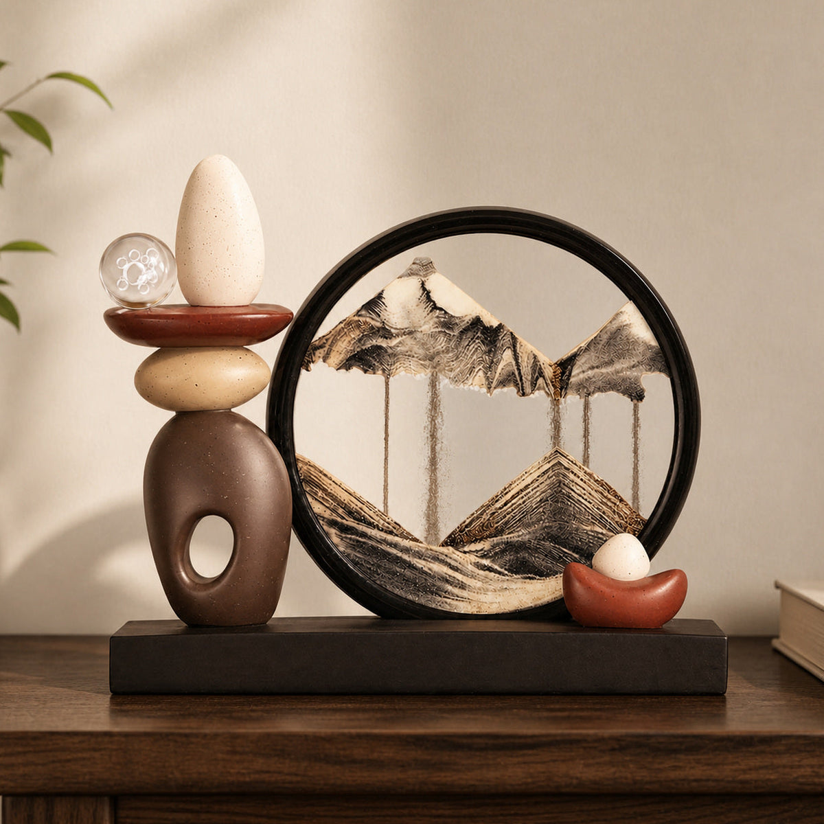 Fortune Peaks Moving Sand Art | Housewarming Gift