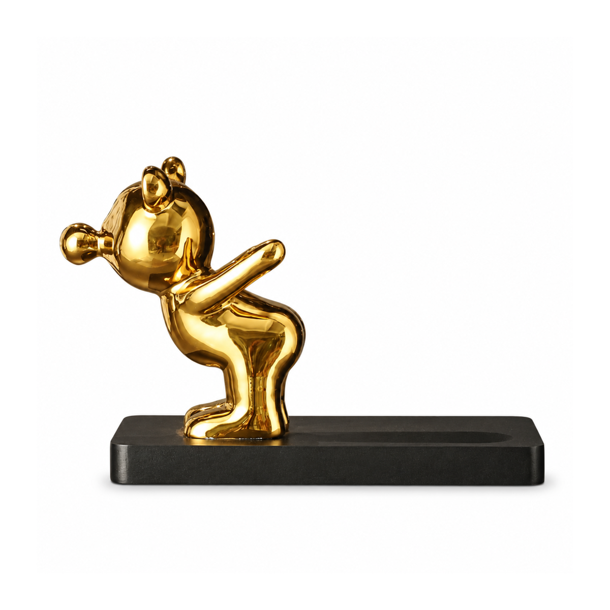 Cheers & Charm Ceramic Animal Wine Bottle Holder