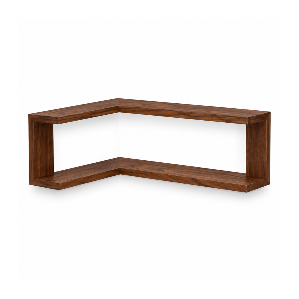 CornerFrame Wraparound Corner Wall Shelf