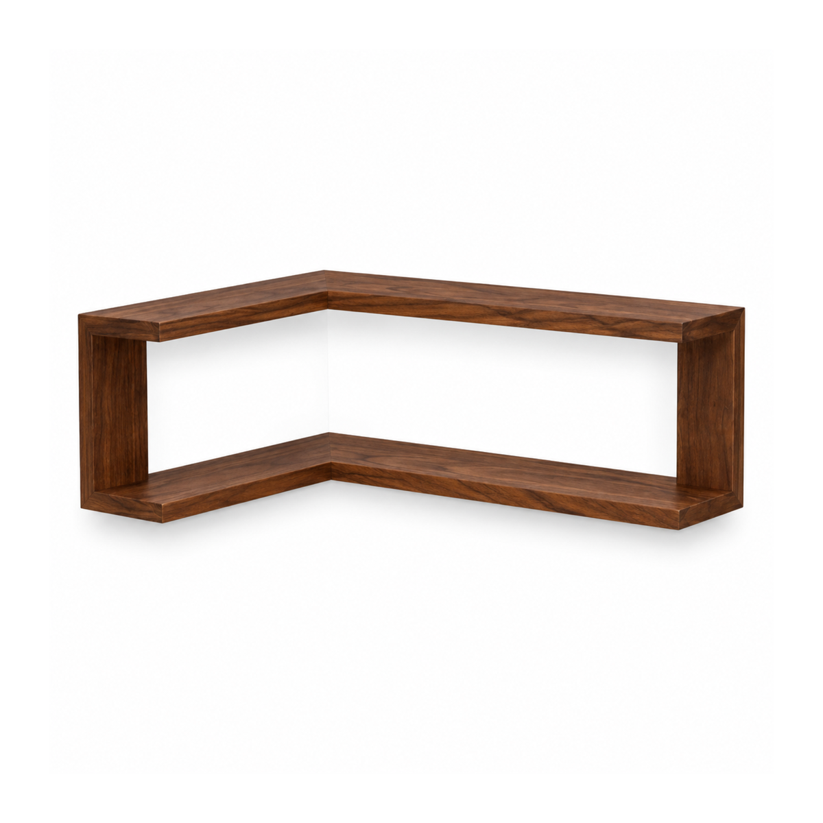 CornerFrame Wraparound Corner Wall Shelf
