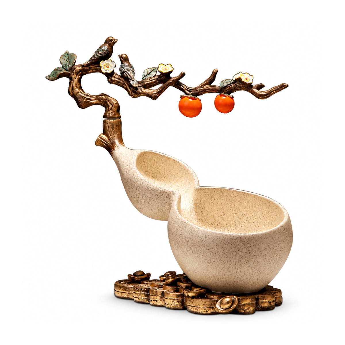 Lucky Branch Key Holder & Jewelry Organizer | Decorative Entryway Tray