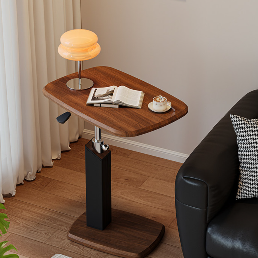 FlexLift Adjustable-Height Sofa Side Table & Laptop Desk