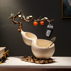 Lucky Branch Key Holder & Jewelry Organizer | Decorative Entryway Tray
