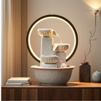 LumaFlow LED Indoor Tabletop Water Fountain