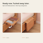 FoldMate Fold-Down Clamp-On Bedside Shelf