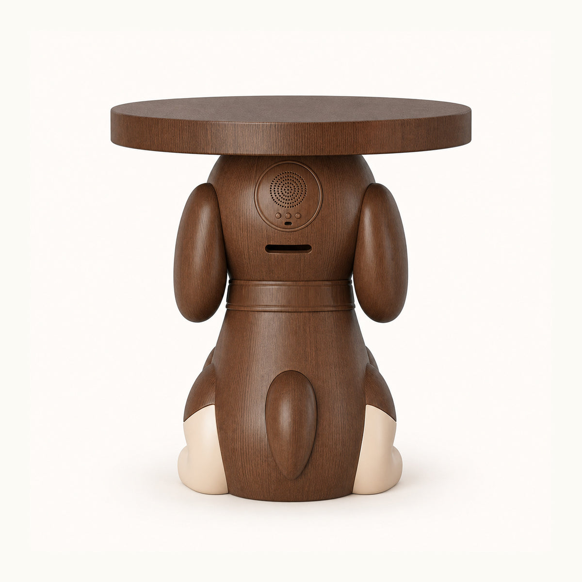 Dog-Shaped Side Table with Bluetooth Speaker & Coin Bank