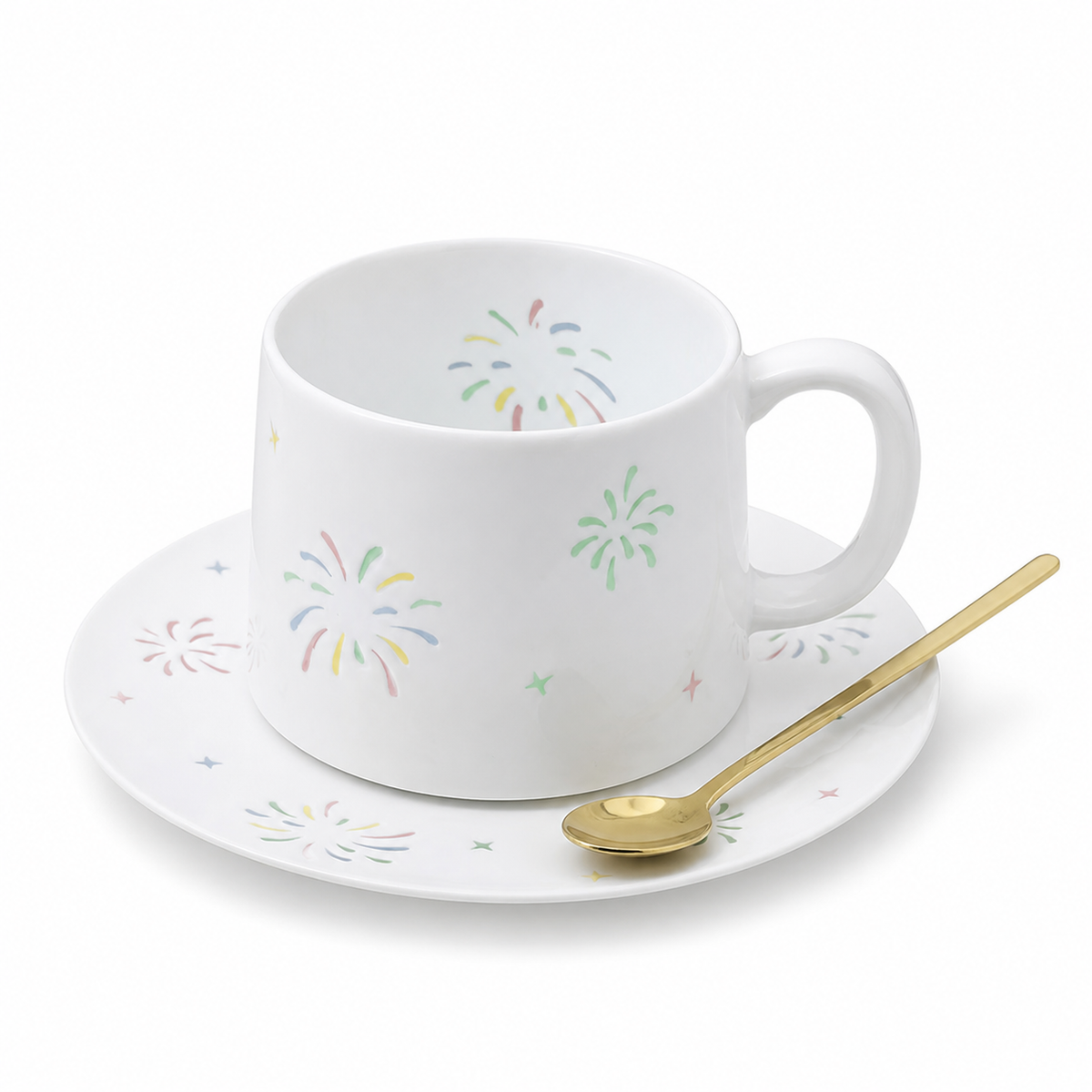 Starlight Jingdezhen Linglong Porcelain Cup Gift Set
