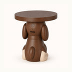 Dog-Shaped Side Table with Bluetooth Speaker & Coin Bank