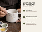 Starlight Jingdezhen Linglong Porcelain Cup Gift Set