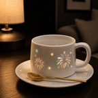 Starlight Jingdezhen Linglong Porcelain Cup Gift Set