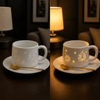 Starlight Jingdezhen Linglong Porcelain Cup Gift Set