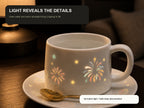 Starlight Jingdezhen Linglong Porcelain Cup Gift Set