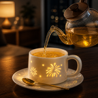 Starlight Jingdezhen Linglong Porcelain Cup Gift Set