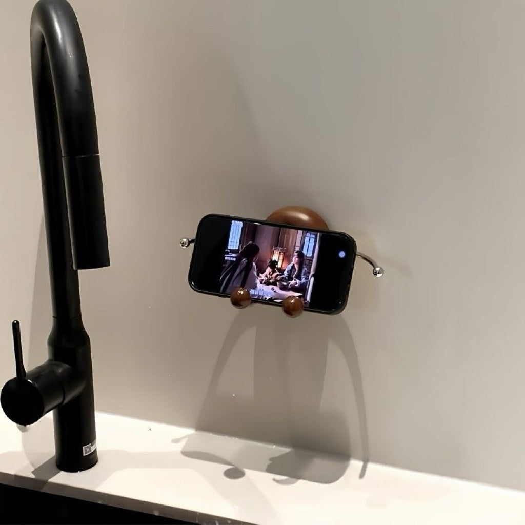 WhimPal Wall-Mounted Phone Holder & Jewelry Organizer
