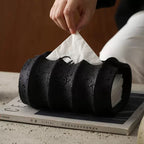 MuseForm Sculptural Resin Tissue Box Cover | Modern Décor