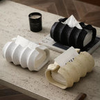 MuseForm Sculptural Resin Tissue Box Cover | Modern Décor