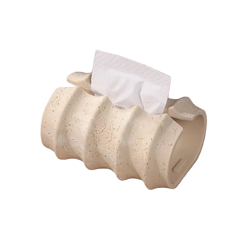 MuseForm Sculptural Resin Tissue Box Cover | Modern Décor