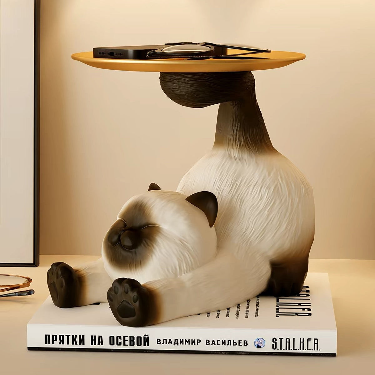 Purrfect Landing Cat Entryway Organizer & Key Holder