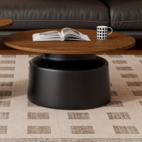HaloNest 2-Piece Round Storage Coffee Table Set